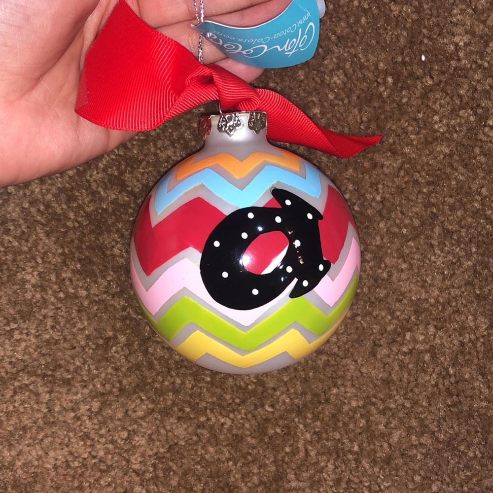 Adorable ‘A’ Ornament NWT